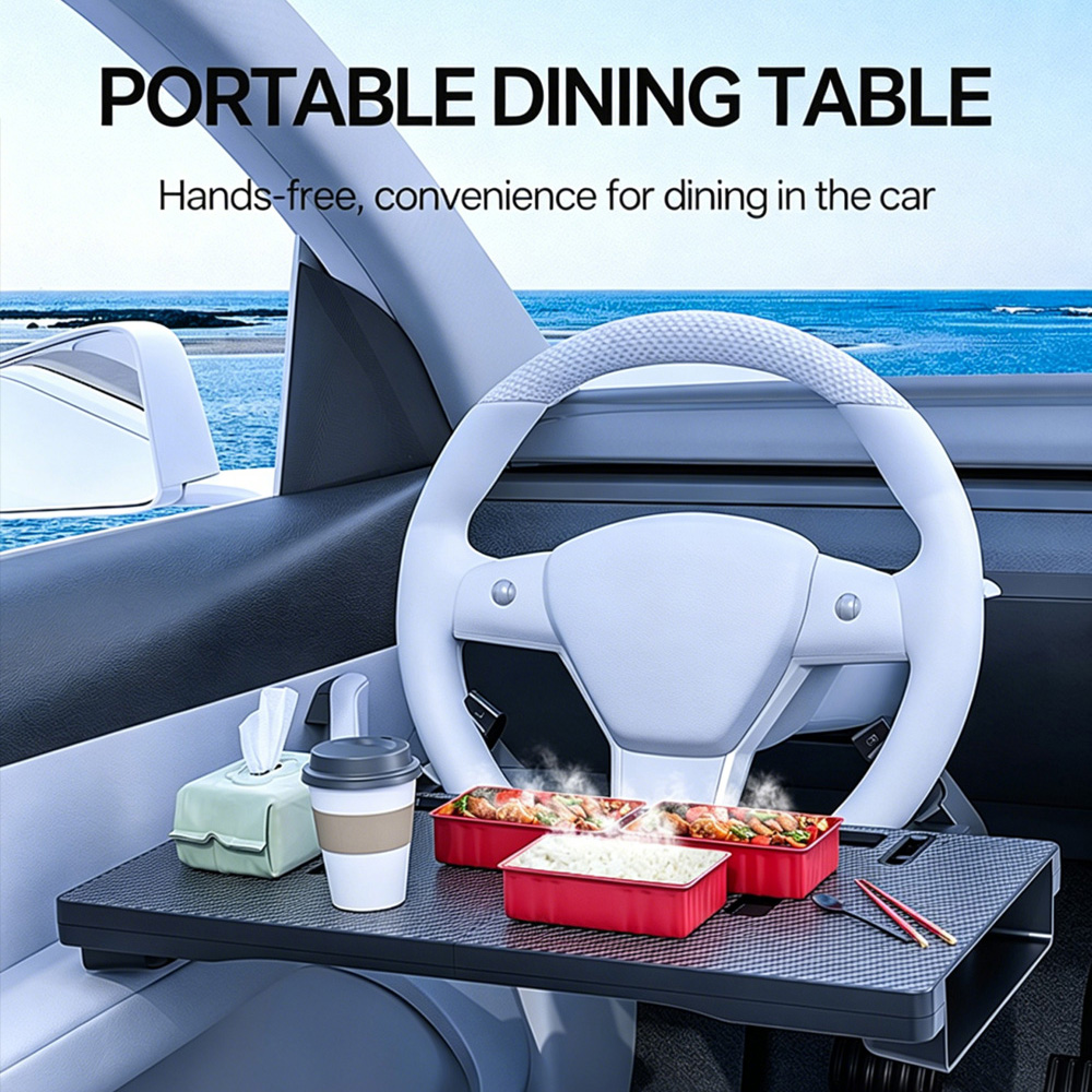 Car Seat Organizer - Bandeja de escritorio plegable 2 en
