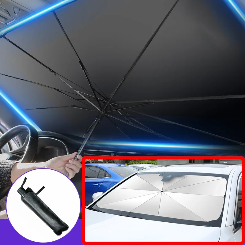 Car Accessories Window - Parasol Plegable para Coche, Protector Solar