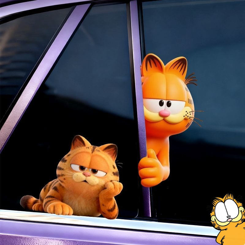 Car Accessories Window - Pegatinas de Garfield, Anime, Dibujos Animados,