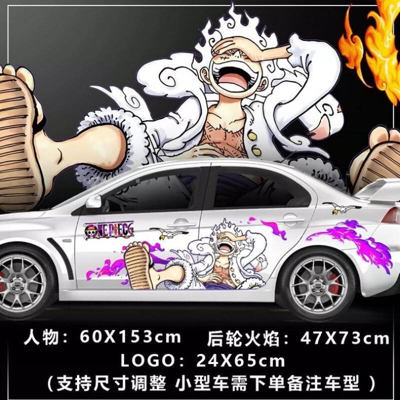 Car Accessories Japanese - Pegatina de One Piece para decoración