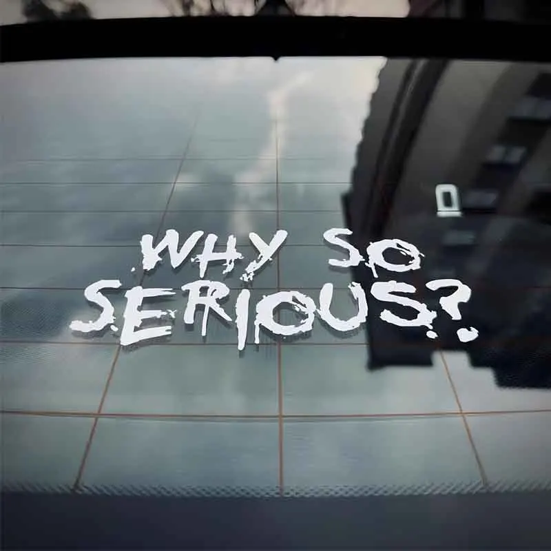 Why So Serious Joker - Adhesiv - Car Accessories Joker reseña y precio