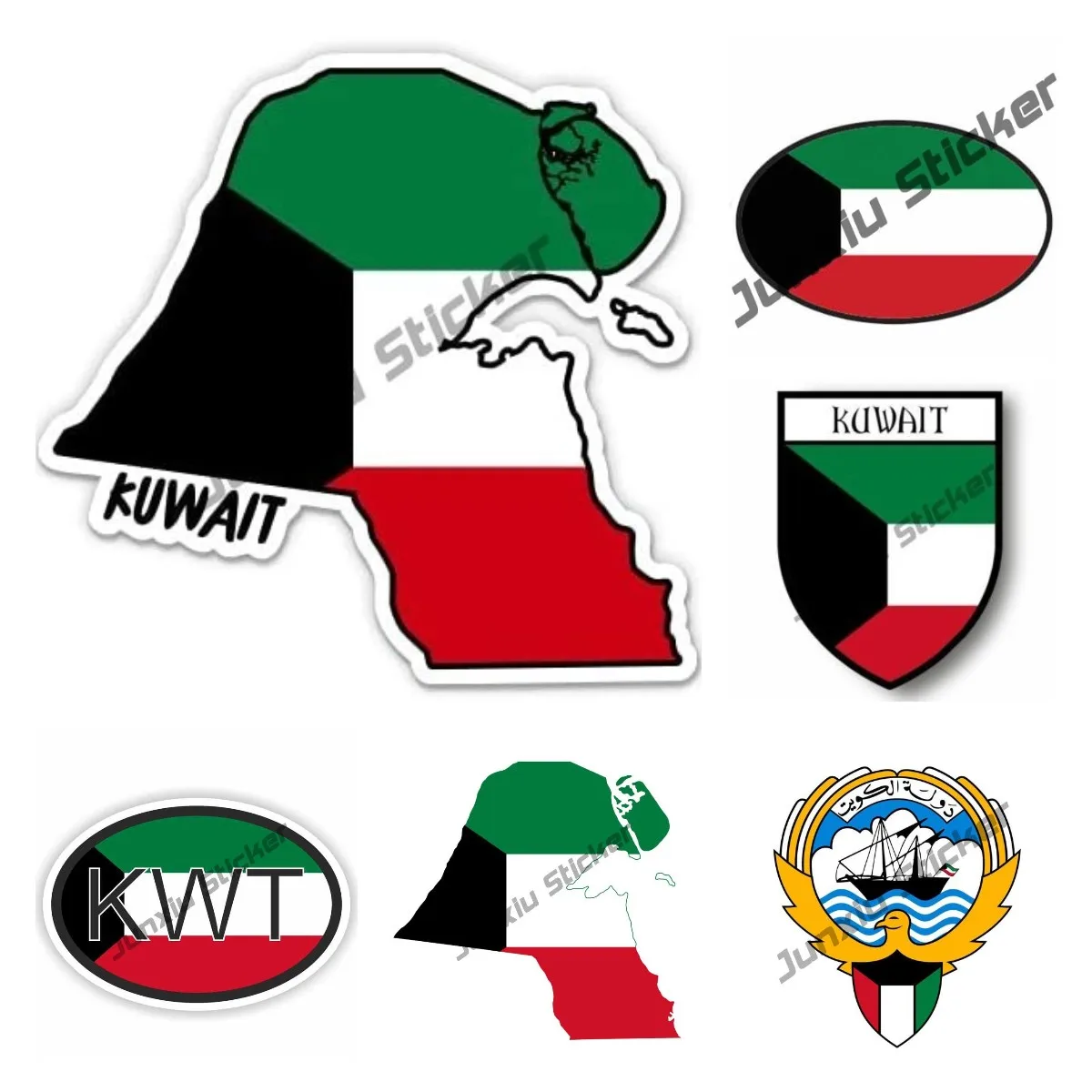 Mapa de Kuwait con bandera peg - Car Accessories Kuwait reseña y precio
