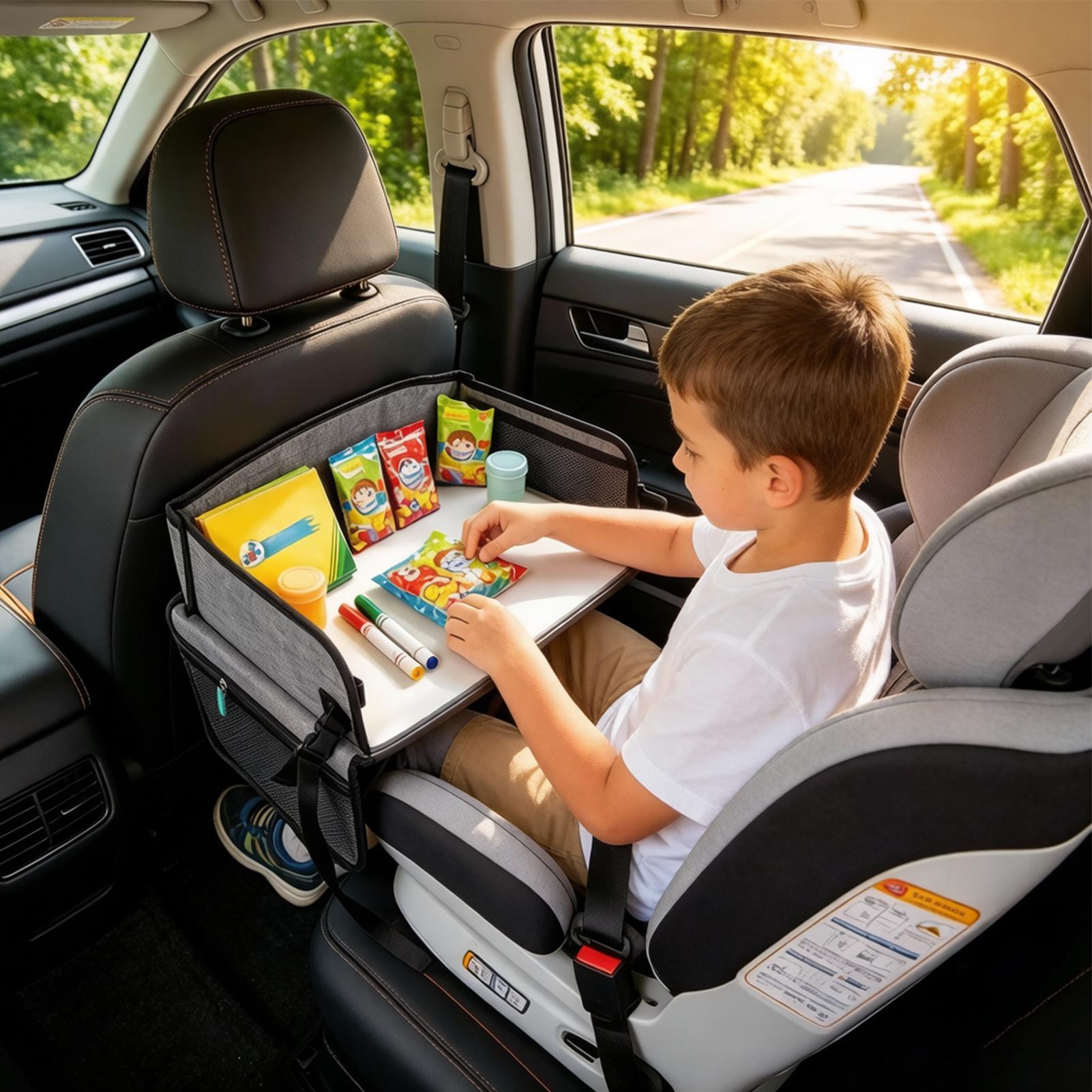 Bandeja para coche para niños  - Car Seat Organizer reseña y precio