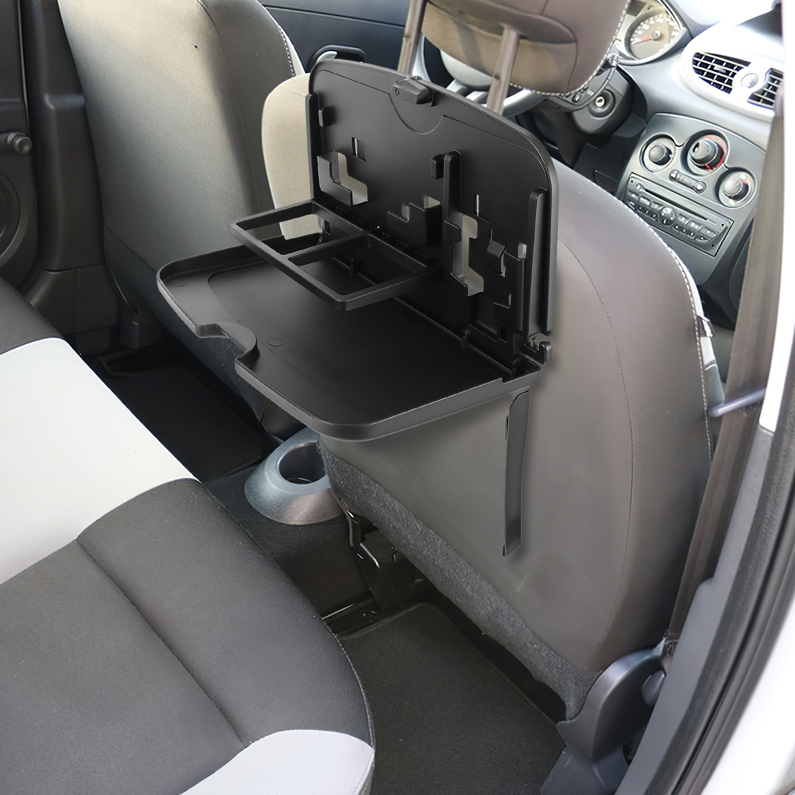 Portavasos para el asiento tra - Car Seat Organizer reseña y precio