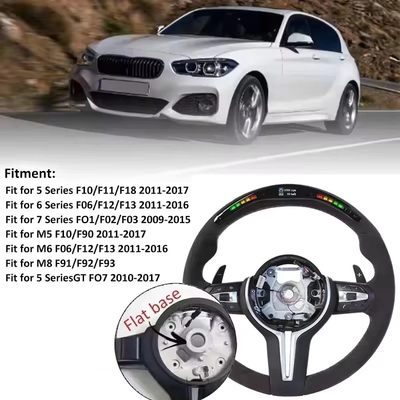 Volante de cuero para BMW F10  - Car Accessories Website reseña y precio