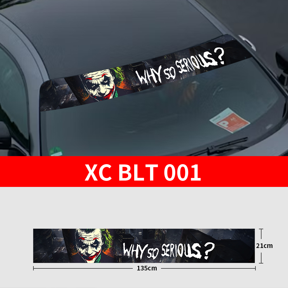 Por qué tan seria pegatina de  - Car Accessories Joker reseña y precio