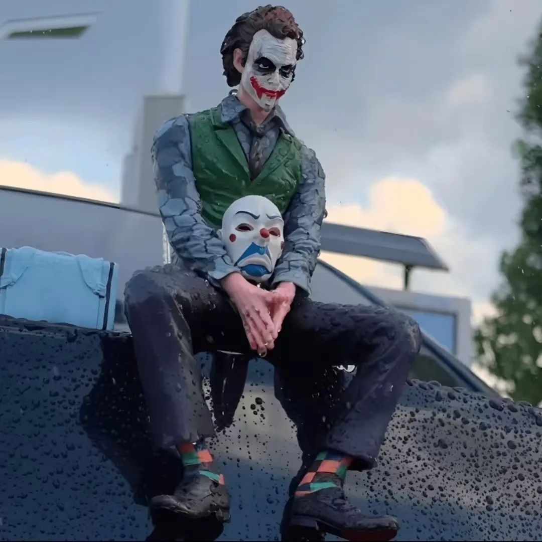 Nuevas figuras de acción Joker - Car Accessories Joker reseña y precio