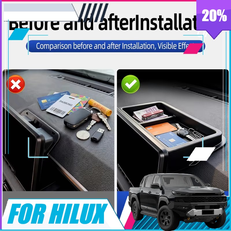BOMP para Toyota Hilux SR SR5  - Car Seat Organizer reseña y precio