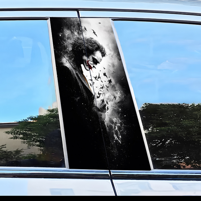 2 pegatinas para el pilar cent - Car Accessories Joker reseña y precio
