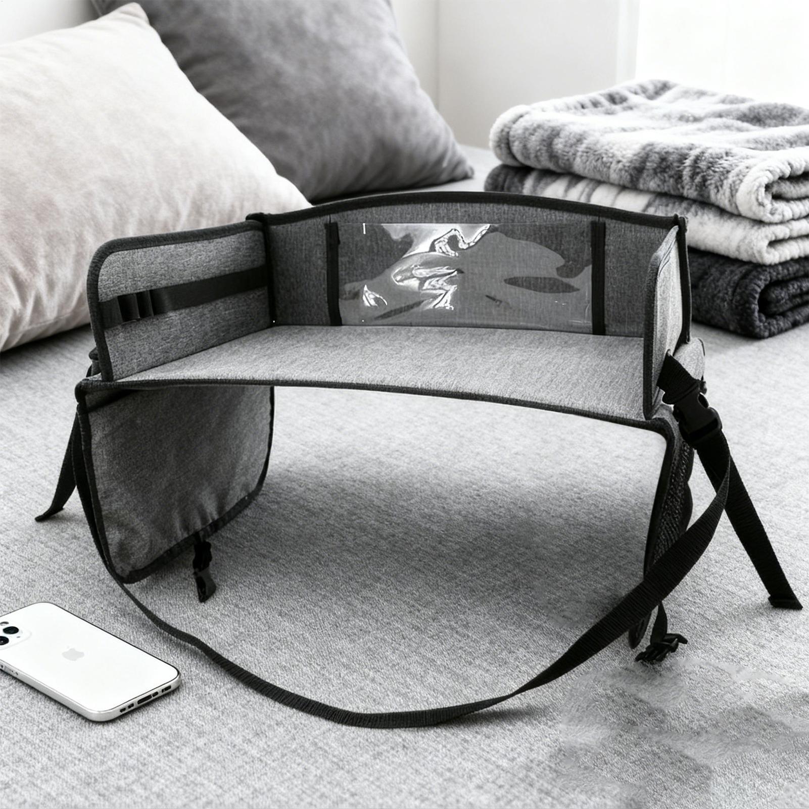 Bandeja de viaje para niños co - Car Seat Organizer reseña y precio