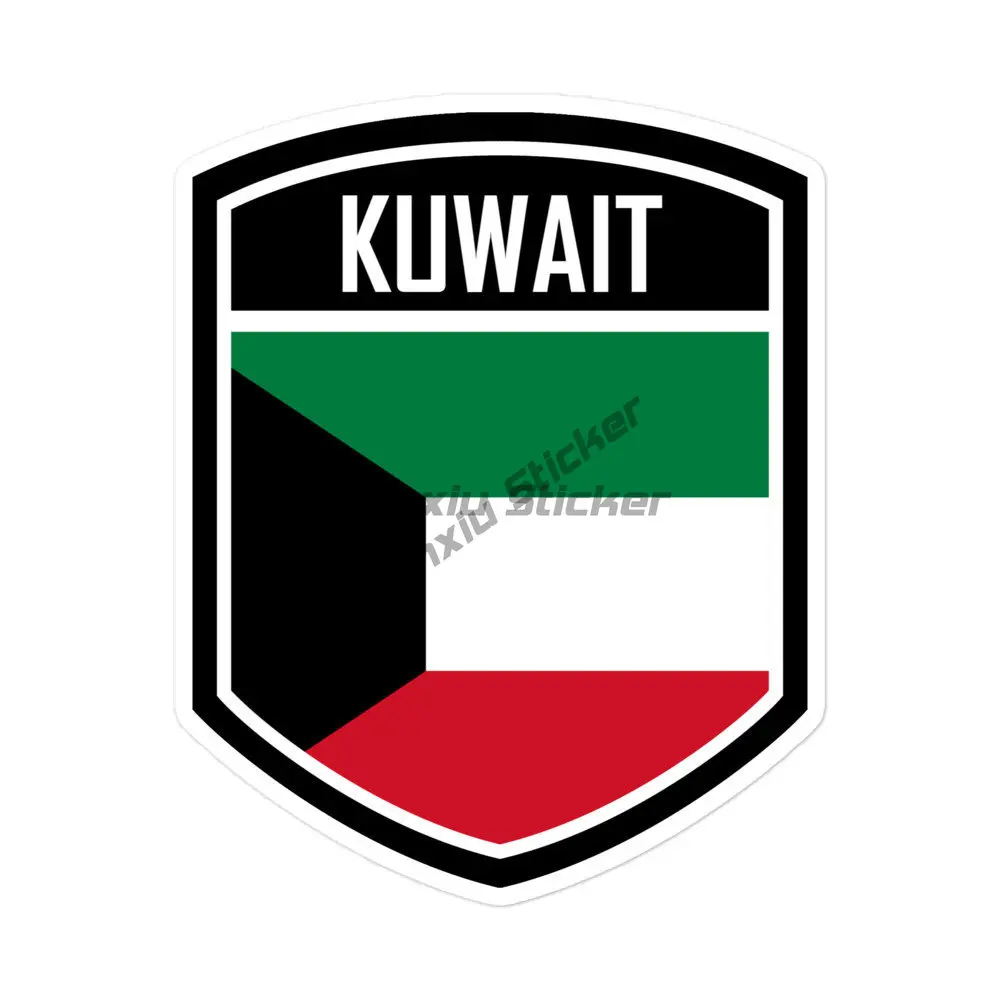 KWT Kuwait bandera mapa emblem - Car Accessories Kuwait reseña y precio